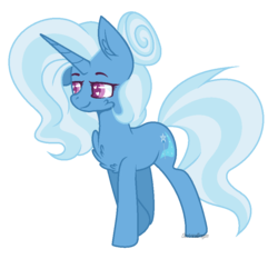 Size: 876x818 | Tagged: safe, artist:electricaldragon, trixie, pony, g4, base used, chest fluff, female, simple background, solo, transparent background