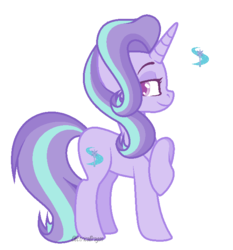 Size: 618x663 | Tagged: safe, artist:electricaldragon, oc, oc only, oc:tinia glimmermoon, pony, unicorn, base used, female, magical lesbian spawn, mare, offspring, parent:starlight glimmer, parent:trixie, parents:startrix, simple background, solo, transparent background