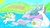 Size: 2880x1620 | Tagged: safe, artist:princess silky shine, princess celestia, oc, oc:sunbasker, flutter pony, g1, g4, adopted offspring, alternate eye color, crayon drawing, cute, digital art, duo, female, filly, flying, g1 to g4, generation leap, gift art, happy, heartwarming, heartwarming description, mare, momlestia, mother and daughter, parent:princess celestia, pegaduck, swanlestia, swimming