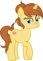 Size: 1585x2245 | Tagged: safe, artist:jitterbases, oc, oc only, oc:honey drop, pony, unicorn, base used, bloodshot eyes, female, mare, simple background, solo, transparent background