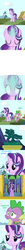 Size: 1280x12800 | Tagged: safe, artist:harleneap, spike, starlight glimmer, twilight sparkle, alicorn, dragon, pony, unicorn, comic:guardians of equestria, g4, comic, dialogue, magic, plant, ponyville, twilight sparkle (alicorn), twilight's castle