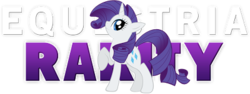 Size: 400x151 | Tagged: safe, rarity, equestria daily, g4, rarity day, simple background, solo, transparent background