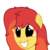 Size: 9375x9375 | Tagged: safe, artist:besttubahorse, oc, oc only, oc:flamespitter, absurd resolution, bust, cute, female, happy, simple background, smiling, solo, transparent background, vector, wingding eyes