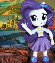 Size: 2200x2500 | Tagged: safe, artist:brayant9, rarity, equestria girls, g4, clothes, colombia, doll, equestria girls minis, eqventures of the minis, female, high res, skirt, solo, toy
