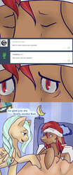 Size: 800x1923 | Tagged: safe, artist:erieillustrates, oc, oc only, oc:orion comet, pegasus, pony, ask factory scootaloo, bandage, bed, blanket, comic, pillow, poster, waking up