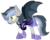 Size: 1987x1600 | Tagged: safe, artist:cloudy95, oc, oc only, bat pony, pony, male, night guard, simple background, solo, stallion, transparent background