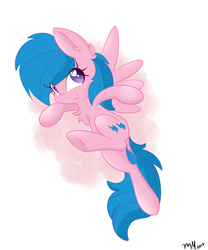 Size: 5000x6000 | Tagged: safe, artist:meowmavi, firefly, pegasus, pony, g1, absurd resolution, chest fluff, cute, female, mare, signature, simple background, smiling, solo