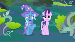 Size: 1280x720 | Tagged: safe, screencap, starlight glimmer, trixie, pony, unicorn, g4, to change a changeling, faic