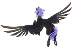 Size: 2383x1541 | Tagged: safe, artist:nightstarss, oc, oc only, oc:cloudy night, pegasus, pony, female, mare, simple background, solo, transparent background