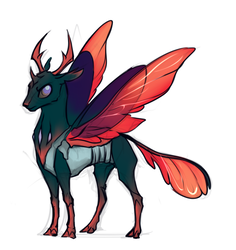 Size: 657x696 | Tagged: safe, artist:28gooddays, pharynx, changedling, changeling, g4, to change a changeling, prince pharynx, quadrupedal, simple background, solo, white background