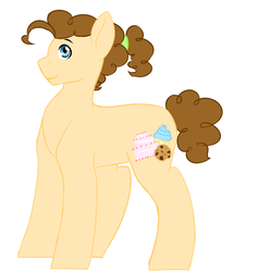 Size: 2000x2100 | Tagged: safe, artist:mah521, oc, oc only, oc:sweet cake, pegasus, pony, high res, male, offspring, parent:cheese sandwich, parent:pinkie pie, parents:cheesepie, simple background, solo, stallion, white background