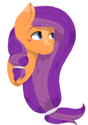 Size: 1537x2167 | Tagged: safe, artist:cyrinthia, oc, oc only, oc:lillian, pony, bust, female, mare, portrait, simple background, solo, transparent background