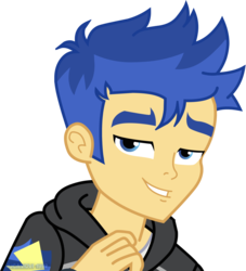 Size: 1600x1759 | Tagged: safe, artist:jucamovi1992, flash sentry, human, best trends forever, equestria girls, equestria girls series, g4, clothes, cute, cutie mark on clothes, diasentres, faic, handsome, male, simple background, solo, transparent background, vector