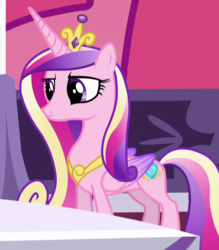 Size: 611x697 | Tagged: safe, screencap, princess cadance, alicorn, pony, g4, princess spike, cropped, female, folded wings, mare, solo, wings