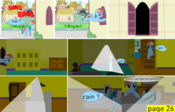 Size: 4825x3083 | Tagged: safe, artist:closingrain, artist:mellowbomb, rainbow dash, oc, oc:closingrain, comic:calamity fateful, g4, 1000 hours in ms paint, comic, dialogue