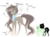 Size: 1050x776 | Tagged: safe, artist:hyshyy, oc, oc only, oc:willow tree, earth pony, pony, clothes, female, glasses, mare, reference sheet, scarf, simple background, solo, transparent background