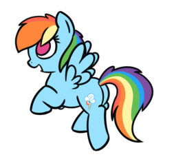 Size: 821x759 | Tagged: safe, artist:neuro, rainbow dash, g4, female, simple background, solo, transparent background