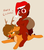 Size: 1167x1338 | Tagged: safe, artist:marsminer, oc, oc only, oc:mars miner, oc:venus spring, pony, christmas, holiday, simple background, venus is not amused