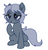 Size: 639x669 | Tagged: safe, artist:spookitty, oc, oc only, oc:sleepyhead, earth pony, pony, confused, female, mare, simple background, sitting, solo, tired, white background