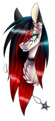 Size: 639x1402 | Tagged: safe, artist:zen-ex, oc, oc only, pony, bust, female, mare, portrait, simple background, solo, transparent background