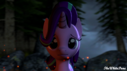 Size: 2560x1440 | Tagged: safe, artist:thewhitepone, starlight glimmer, pony, unicorn, g4, 2018, 3d, betrayal, embers, female, looking at you, mare, sad, solo, source filmmaker