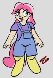 Size: 625x917 | Tagged: safe, artist:heretichesh, oc, oc only, oc:maize, earth pony, pony, satyr, offspring, parent:kettle corn