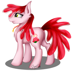 Size: 1521x1501 | Tagged: safe, artist:shamy-crist, oc, oc only, oc:hibiscus, earth pony, pony, female, mare, simple background, solo, transparent background