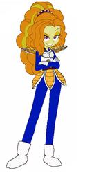 Size: 544x1103 | Tagged: safe, adagio dazzle, equestria girls, g4, dragon ball, dragon ball z, saiyan armor, vegeta