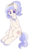 Size: 550x912 | Tagged: safe, artist:lulubell, oc, oc only, oc:opalescent pearl, crystal pony, pony, jewelry, simple background, solo, transparent background