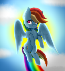 Size: 1000x1100 | Tagged: safe, artist:king-justin, rainbow dash, pegasus, pony, g4, female, mare, paint tool sai, solo