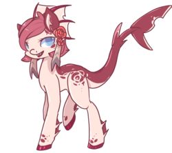 Size: 2535x2251 | Tagged: safe, artist:nutty-stardragon, oc, oc only, oc:velvet rose, pony, sea pony, female, high res, mare, open mouth, simple background, smiling, solo, transparent background