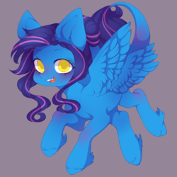 Size: 1024x1024 | Tagged: safe, artist:milkteasour, oc, oc only, oc:icewing, pegasus, pony, double wings, multiple wings
