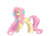 Size: 1600x1146 | Tagged: safe, artist:apricity03, fluttershy, pony, g4, female, fluttershy (g5 concept leak), g5 concept leak style, g5 concept leaks, long mane, mare, raised hoof, simple background, solo, unicorn fluttershy, white background