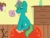 Size: 1280x960 | Tagged: safe, artist:valravnknight, oc, oc only, oc:star thistle, pony, unicorn, bowtie, chocolate, food, freckles, glowing horn, horn, hot chocolate, magic, male, solo, stallion, telekinesis, tired