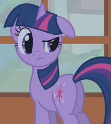 Size: 619x692 | Tagged: safe, screencap, twilight sparkle, pony, unicorn, bridle gossip, g4, butt, cropped, female, plot, solo, twibutt, unicorn twilight