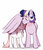 Size: 1280x1493 | Tagged: safe, artist:whisperseas, oc, oc only, oc:concord, oc:nymph, hybrid, pegasus, pony, albino, disguise, disguised changeling, female, hug, interspecies offspring, male, mare, offspring, parent:king sombra, parent:princess cadance, parent:queen chrysalis, parent:shining armor, parents:chrysombra, parents:shiningcadance, shade, simple background, stallion, white background, wing shelter, winghug
