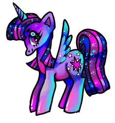 Size: 542x579 | Tagged: safe, artist:suippumato, twilight sparkle, alicorn, pony, g4, female, simple background, solo, twilight sparkle (alicorn), white background