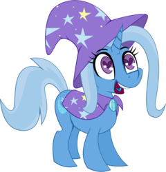 Size: 654x681 | Tagged: safe, artist:lil miss jay, trixie, pony, unicorn, g4, excited, female, heart eyes, open mouth, simple background, solo, transparent background, wingding eyes