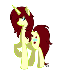 Size: 1000x1000 | Tagged: safe, artist:chelseawest, oc, oc only, oc:forest flute, pony, unicorn, female, mare, simple background, solo, transparent background