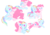 Size: 9003x6369 | Tagged: safe, artist:pinkablue, pinkie pie, rainbow dash, earth pony, pegasus, pony, g4, absurd resolution, blushing, duo, female, holding hooves, hug, lesbian, lying, mare, nuzzling, pinkamena diane pie, prone, ship:pinkiedash, shipping, simple background, sitting, white background