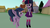 Size: 1280x720 | Tagged: safe, artist:wonderschwifty, sci-twi, twilight sparkle, alicorn, pony, equestria girls, g4, 3d, equestria girls ponified, looking at each other, missing accessory, no glasses, ponified, sci-twilicorn, self ponidox, source filmmaker, twilight sparkle (alicorn), twolight
