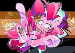 Size: 1600x1134 | Tagged: safe, artist:tyuubatu, pinkie pie, earth pony, pony, g4, female, mare, smiling, solo