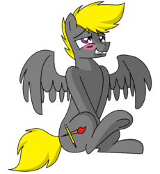 Size: 818x890 | Tagged: safe, artist:pencil bolt, oc, oc only, oc:pencil bolt, pegasus, pony, male, shy, simple background, solo, stallion, theponyfuture, transparent background