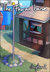 Size: 752x1063 | Tagged: safe, artist:crownedspade, comic:spade sisters, comic, comic cover, flag, flower, house, no pony