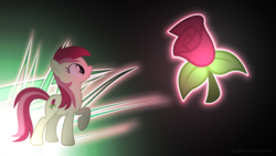 Size: 1920x1080 | Tagged: safe, artist:delectablecoffee, artist:nsaiuvqart, edit, roseluck, earth pony, pony, g4, cutie mark, female, mare, show accurate, simple, solo, vector, wallpaper, wallpaper edit