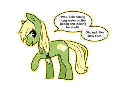 Size: 2039x1447 | Tagged: safe, artist:sinclair2013, oc, oc only, oc:salty shores, earth pony, pony, earth pony oc, male, nudity, raised hoof, sheath, simple background, solo, speech, stallion, transparent background