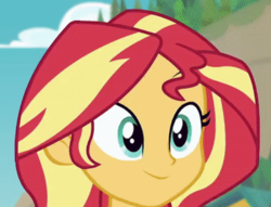 Size: 742x566 | Tagged: safe, sunset shimmer, equestria girls, equestria girls specials, g4, my little pony equestria girls: better together, my little pony equestria girls: forgotten friendship, cute, female, shimmerbetes, smiling, solo