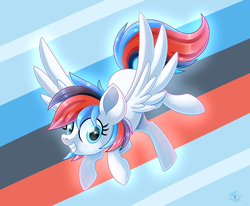 Size: 2580x2124 | Tagged: safe, artist:iheartjapan789, oc, oc only, oc:retro city, pegasus, pony, abstract background, female, high res, mare, solo