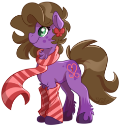 Size: 1024x1068 | Tagged: safe, artist:befishproductions, oc, oc only, oc:befish, earth pony, pony, clothes, concave belly, female, g5 concept leak style, leg warmers, mare, race swap, scarf, simple background, solo, transparent background