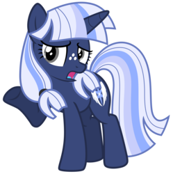 Size: 5972x5992 | Tagged: safe, artist:estories, oc, oc only, oc:silverlay, original species, pony, umbra pony, unicorn, g4, absurd resolution, female, mare, open mouth, simple background, solo, transparent background, vector